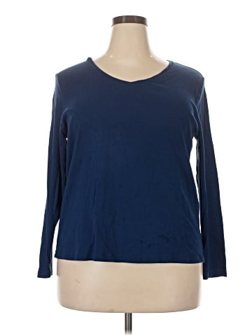 St. John's Bay Long Sleeve Top (view 1)