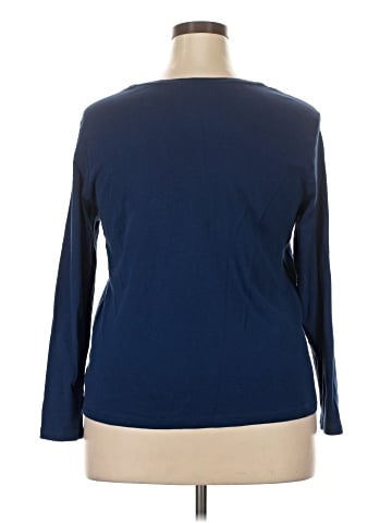 St. John's Bay Long Sleeve Top (view 2)