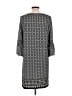 Max Studio Print Gray Casual Dress Size L - photo 2