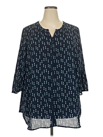 Catherines 3/4 Sleeve Blouse (view 1)