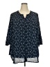 Catherines 100% Polyester Teal 3/4 Sleeve Blouse Size 2X - photo 1