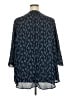 Catherines 100% Polyester Teal 3/4 Sleeve Blouse Size 2X - photo 2