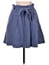 Odille Solid Blue Casual Skirt Size 6 - photo 1