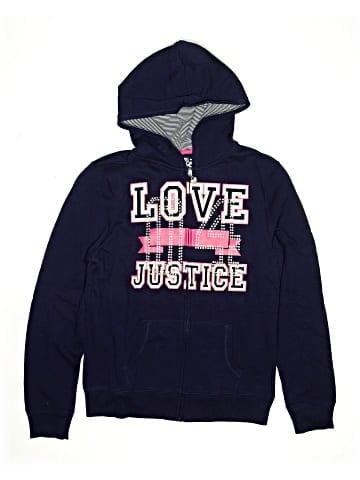 Justice Zip Up Hoodie (view 1)
