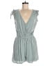 One Clothing 100% Rayon Solid Teal Romper Size M - photo 1