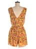 Xhilaration Floral Yellow Romper Size M - photo 2