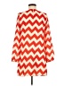 Sugarlips Chevron-herringbone Orange Casual Dress Size M (estimated) - photo 2