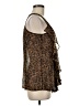 Mine 100% Polyester Brown Sleeveless Blouse Size M - photo 4