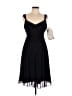 Evan Picone 100% Polyester Black Cocktail Dress Size 10 Petite - photo 1