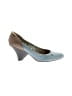 Awol Color Block Blue Heels Size 9 1/2 - photo 1