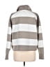 Calia Stripes Gray Pullover Sweater Size L - photo 2