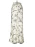 H&M Print Ivory Casual Pants Size 6 - photo 1