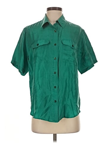 Erika Short Sleeve Silk Top (view 1)