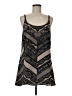 CAbi 100% Polyester Chevron-herringbone Black Casual Dress Size M - photo 1