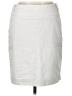 Apostrophe Solid White Black Casual Skirt Size 10 - photo 1