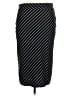 Sunny Leigh Stripes Black Casual Skirt Size XL - photo 1