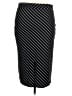 Sunny Leigh Stripes Black Casual Skirt Size XL - photo 2