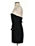 Aqua 100% Polyester Tweed Black Cocktail Dress Size XS - photo 5