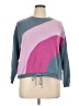 Lou & Grey 100% Cotton Color Block Purple Pullover Sweater Size XL (petite) - photo 1