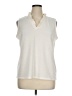 Anne Klein Ivory Sleeveless Blouse Size XL - photo 1
