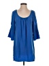 Glam 100% Polyester Blue Casual Dress Size S - photo 1