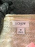 J.Crew Factory Store Metallic Tan Ivory Pullover Sweater Size M - photo 7