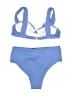 WeWoreWhat Solid Blue Two Piece Swimsuit Size M - photo 2