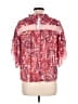 Olivaceous 100% Polyester Pink Short Sleeve Blouse Size L - photo 2