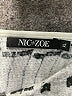 Nic + Zoe Tweed Silver Pullover Sweater Size XL - photo 7