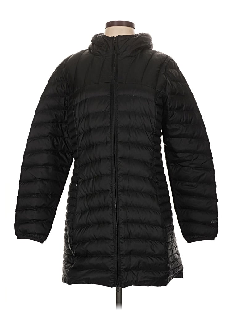 Pre-owned Eddie Bauer Snow Jacket In Black