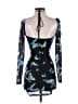 Motel 100% Polyester Graphic Blue Cocktail Dress Size XS - photo 2