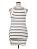 Old Navy Stripes White Casual Dress Size 2X - photo 2