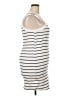 Old Navy Stripes White Casual Dress Size 2X - photo 4