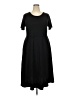 BLOOMCHIC Solid Black Casual Dress Size 18 - photo 1