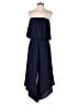 KLD Signature Solid Blue Jumpsuit Size S - photo 1