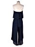 KLD Signature Solid Blue Jumpsuit Size S - photo 2
