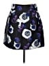 J.Crew 100% Polyester Graphic Black Casual Skirt Size 6 - photo 1