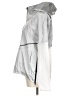 Nike 100% Polyester Silver Raincoat Size L - photo 5