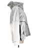 Nike 100% Polyester Silver Raincoat Size L - photo 4