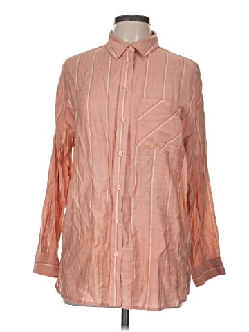 Express Long Sleeve Button-Down Shirt (view 1)
