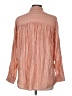Express Stripes Orange Long Sleeve Button-Down Shirt Size M - photo 2