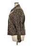 Express 100% Cotton Animal Print Brown Jacket Size XXL - photo 5