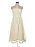 J.Crew 100% Polyester Ivory Cocktail Dress Size 4 - photo 1