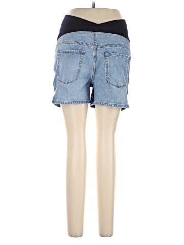 Isabel Maternity Denim Shorts (view 2)