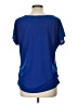 Lily Star Blue Short Sleeve Top Size L - photo 2