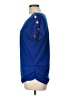 Lily Star Blue Short Sleeve Top Size L - photo 5