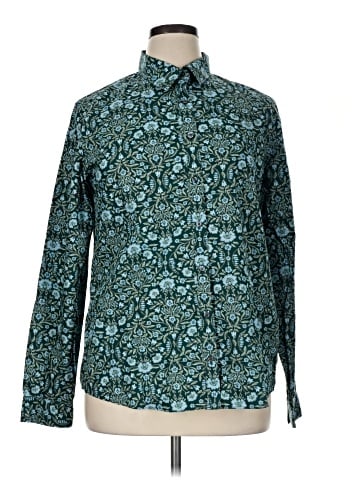 Lands' End Long Sleeve Button-Down Shirt (view 1)
