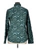 Lands' End 100% Cotton Paisley Teal Long Sleeve Button-Down Shirt Size 16 (tall) - photo 2