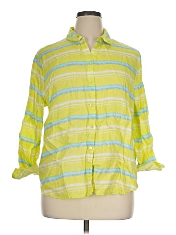 Kim Rogers 3/4 Sleeve Button-Down Shirt (view 1)