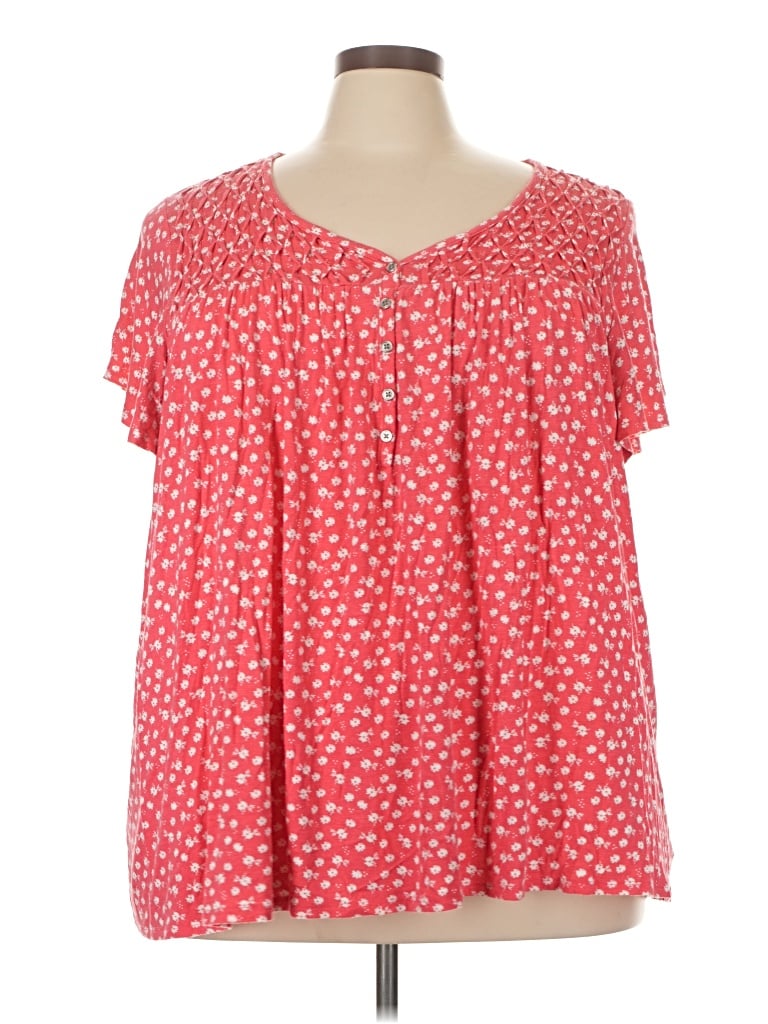 Pre-owned Kim Rogers Short Sleeve T-shirt In Red